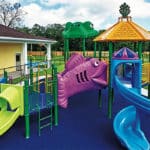 colorful outdoor playground