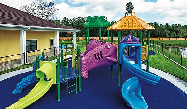 colorful outdoor playground